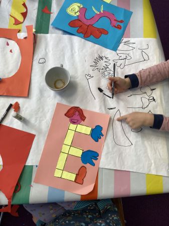 RETOUR EN IMAGES : L'Ababatelier - lecture et atelier avec Élisa Géhin